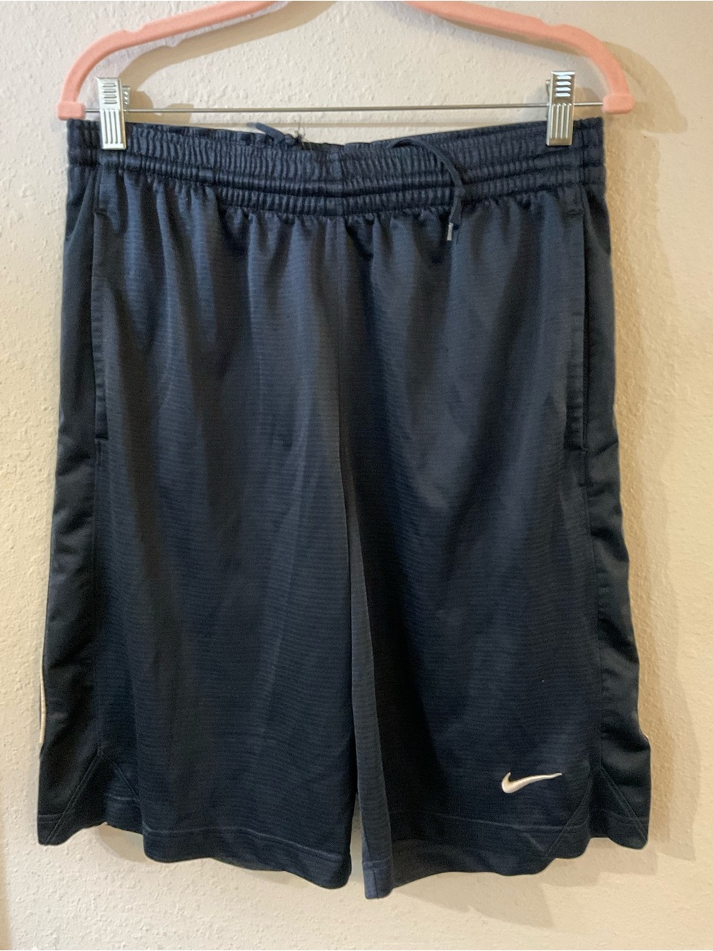 Nike Men’s Blue Athletic Training Shorts with Swoosh